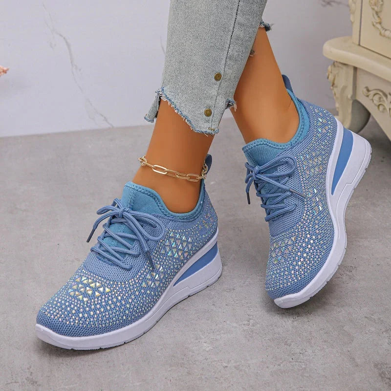 Rina | Baskets respirantes ornées de strass